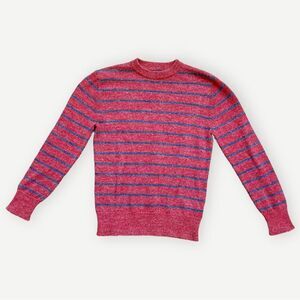 Gap Kids Boy’s Kid’s Red & Blue Striped Crewneck Pullover Sweater. Medium. 8. 9.
